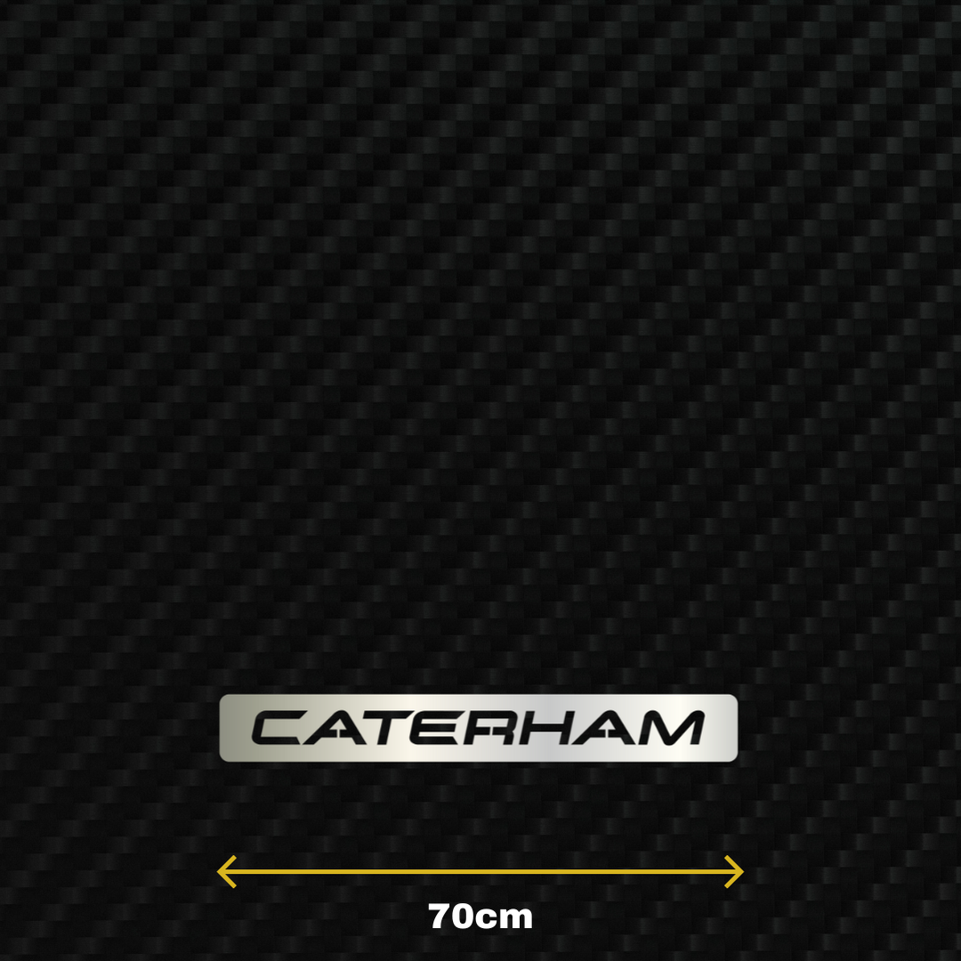 CATERHAM Metal Stainless Steel Sign Wall Art