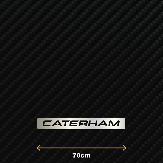 CATERHAM Metal Stainless Steel Sign Wall Art
