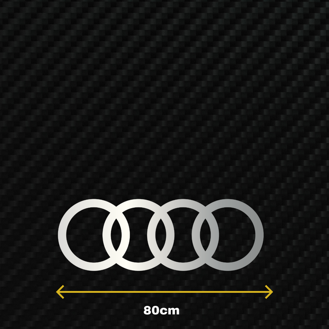 AUDI Metal Stainless Steel Sign Wall Art