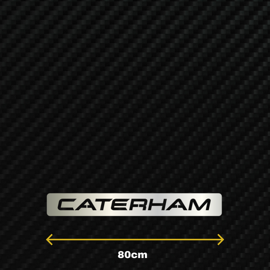 CATERHAM Metal Stainless Steel Sign Wall Art