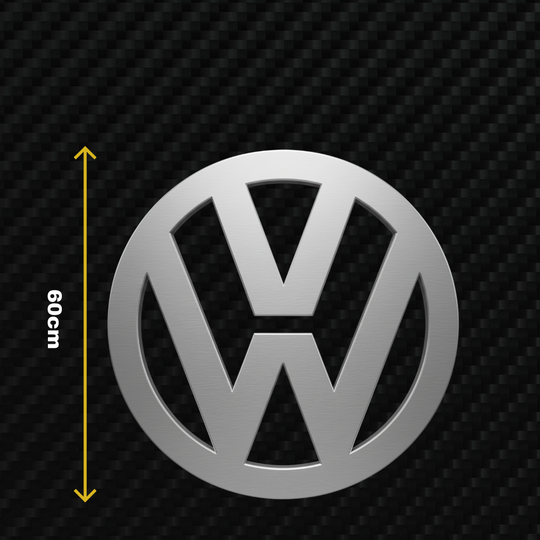 VW Metal Stainless Steel Sign Wall Art