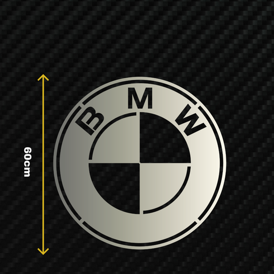BMW Metal Stainless Steel Sign Wall Art