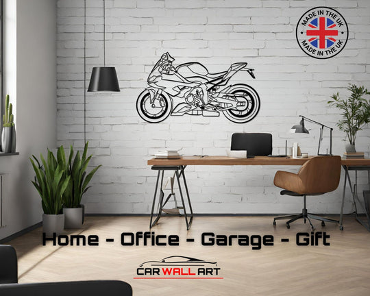 M1000 RR, Detailed Silhouette Metal Wall Art