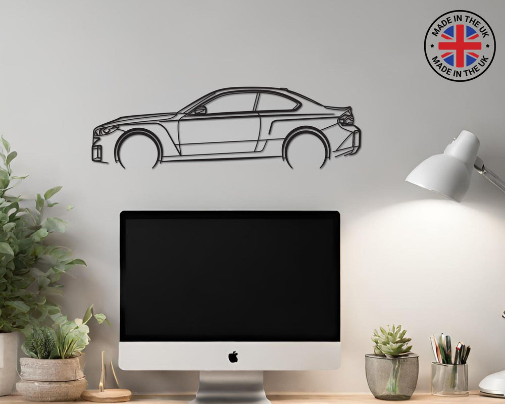 M2 G87 Coupe, Silhouette Metal Wall Art