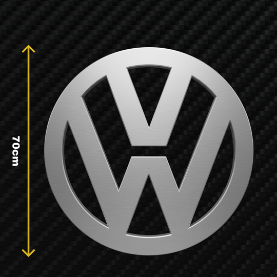 VW Metal Stainless Steel Sign Wall Art