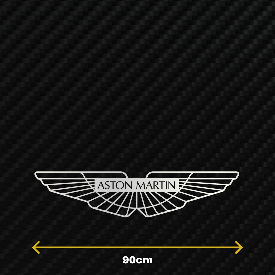 ASTON MARTIN Metal Stainless Steel Sign Wall Art