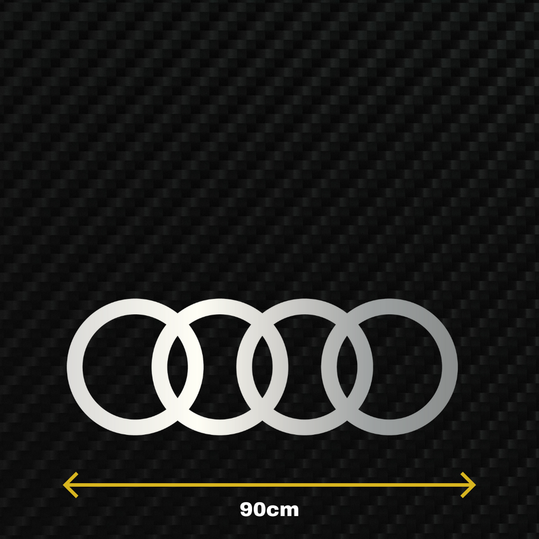 AUDI Metal Stainless Steel Sign Wall Art