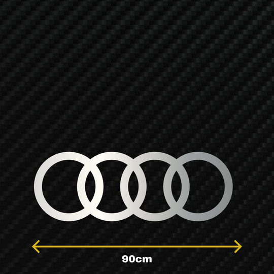 AUDI Metal Stainless Steel Sign Wall Art