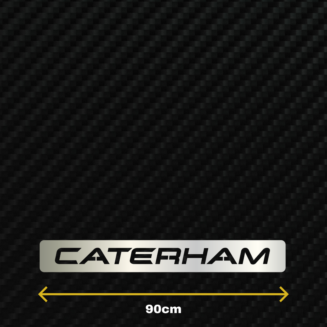 CATERHAM Metal Stainless Steel Sign Wall Art