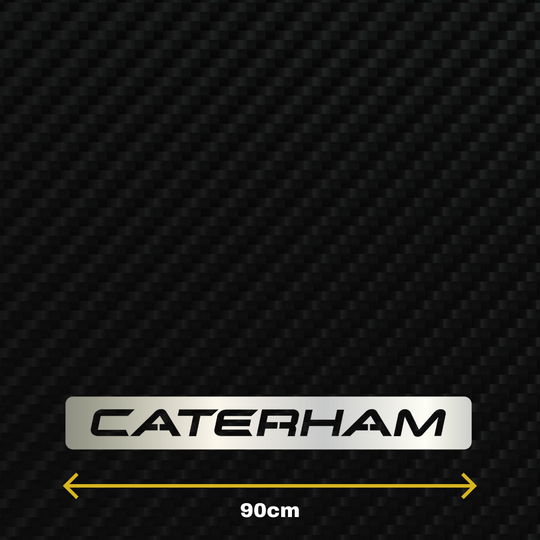 CATERHAM Metal Stainless Steel Sign Wall Art