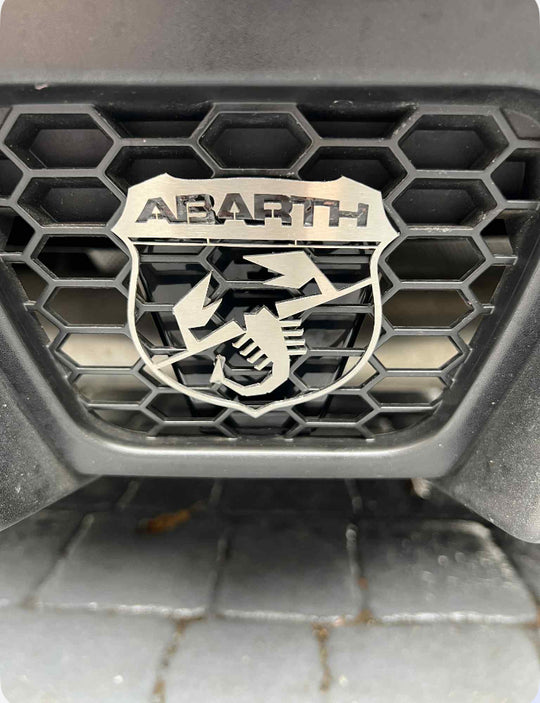 ABARTH Metal Stainless Steel Sign Wall Art