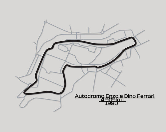 Autodromo Enzo e Dino Ferrari, Metal Wall Art