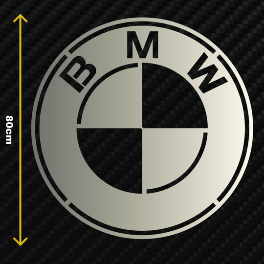 BMW Metal Stainless Steel Sign Wall Art