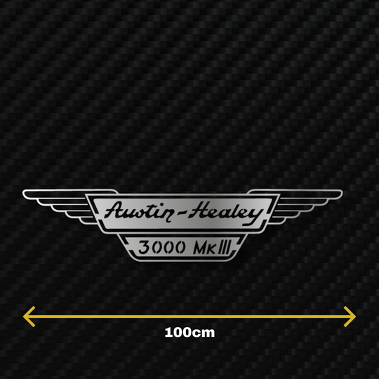 AUSTIN HEALEY 3000 MK3 Metal Stainless Steel Sign Wall Art