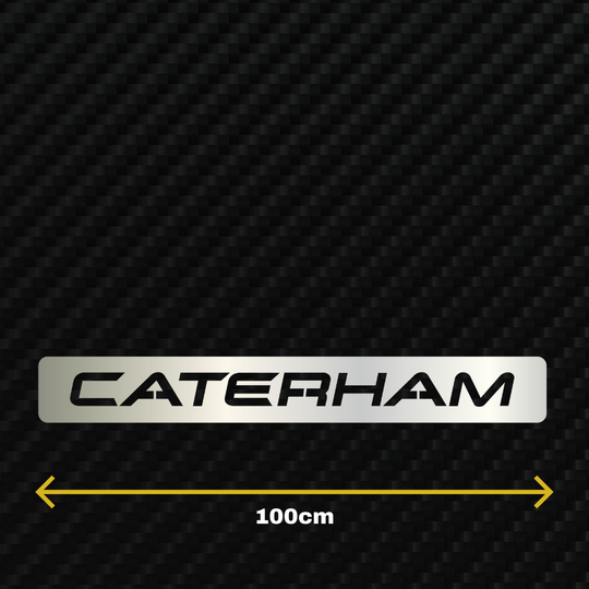 CATERHAM Metal Stainless Steel Sign Wall Art