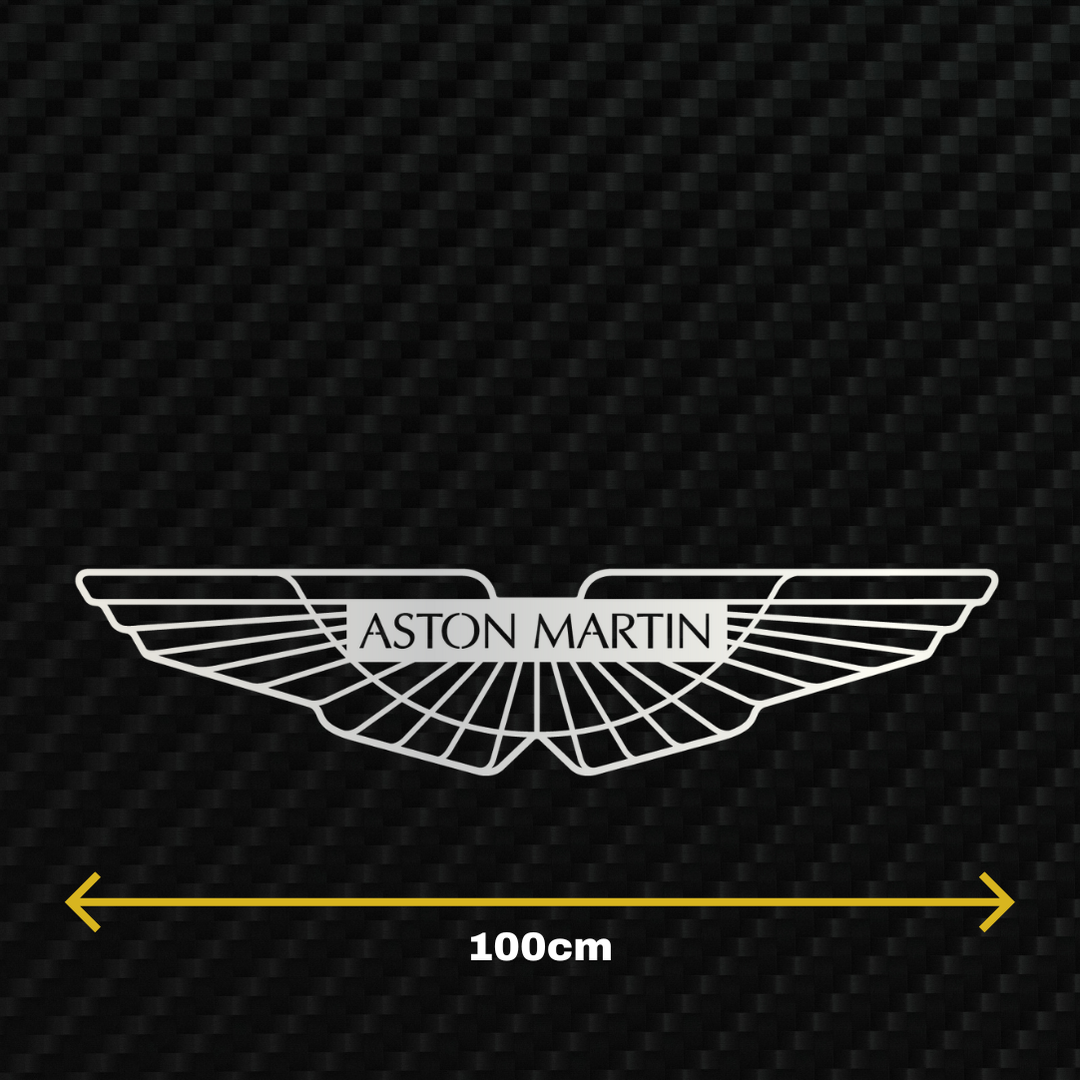 ASTON MARTIN Metal Stainless Steel Sign Wall Art