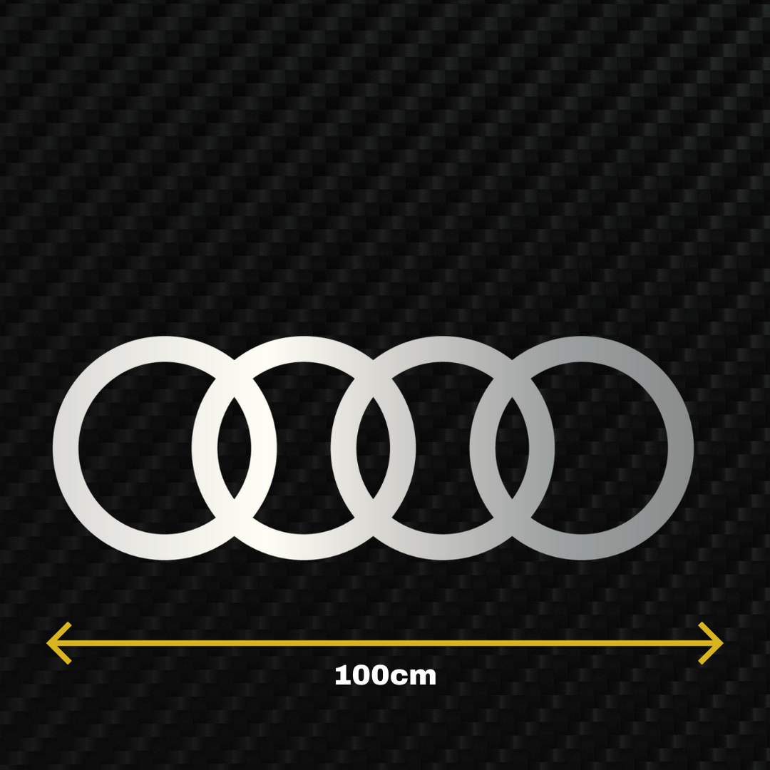 AUDI Metal Stainless Steel Sign Wall Art