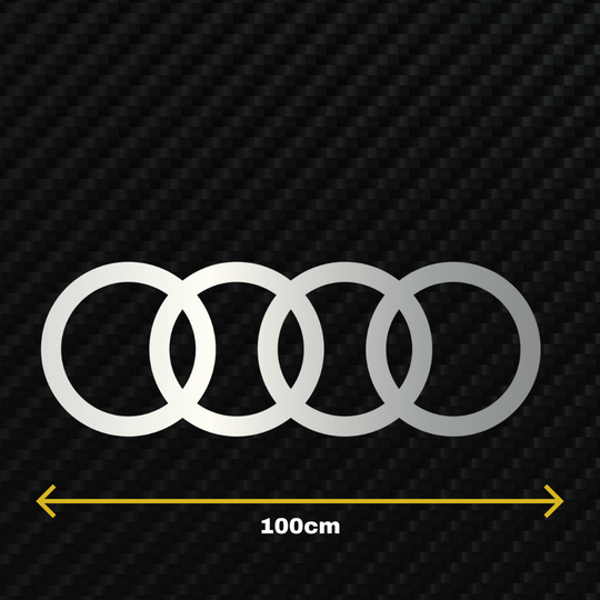 AUDI Metal Stainless Steel Sign Wall Art