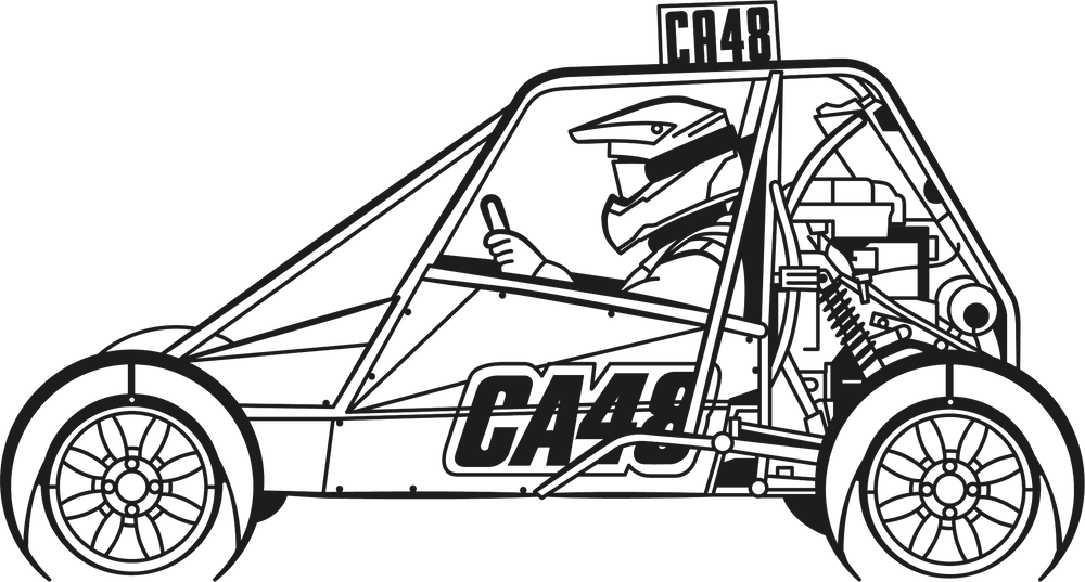 Custom Autograss Side Design - Your Custom Autograss Silhouette Metal Wall Art