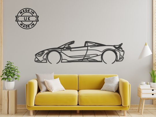 765 LT, Detailed Silhouette Metal Wall Art