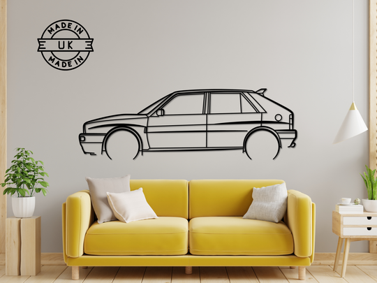 Delta Integrale, Detailed Silhouette Metal Wall Art