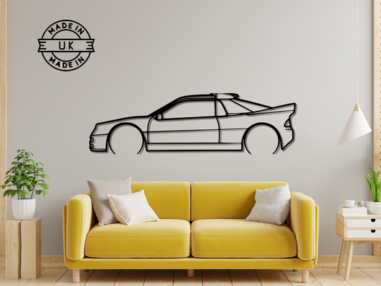 RS200 1986, Detailed Silhouette Metal Wall Art