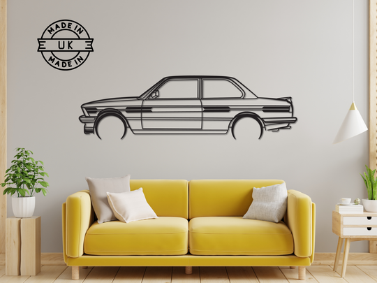 Alpina (E21) C1, Silhouette Metal Wall Art