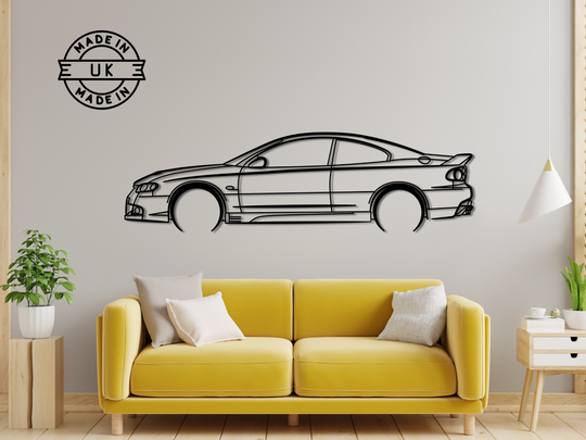 Monaro VXR, Detailed Silhouette Metal Wall Art