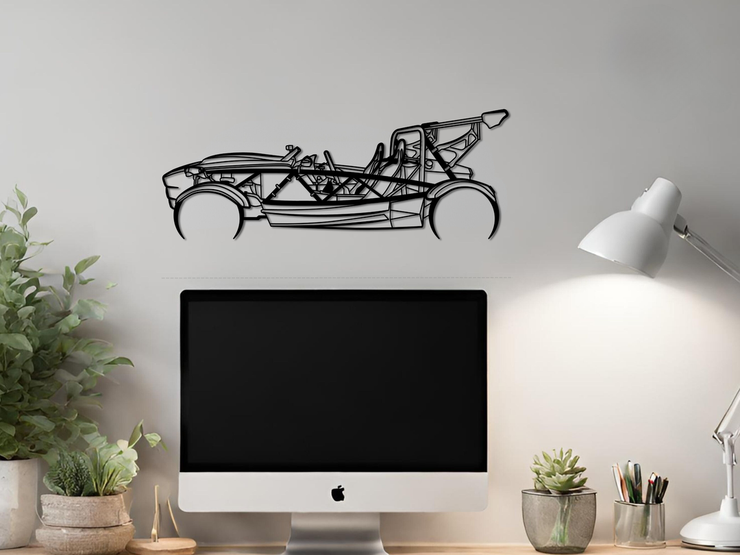 MEV Exocet, Detailed Silhouette Metal Wall Art