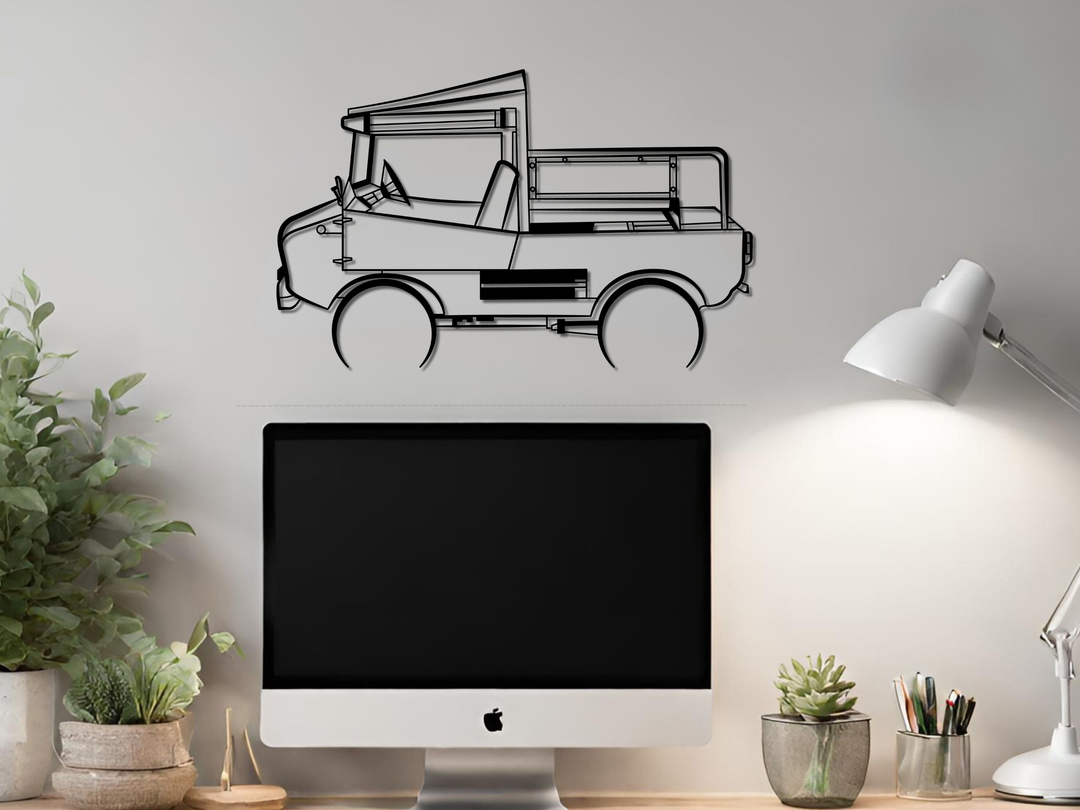 500 ferves ranger, Detailed Silhouette Metal Wall Art