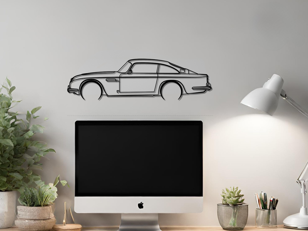 DB5, Detailed Silhouette Metal Wall Art