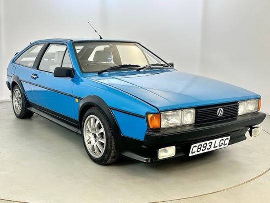 Scirocco MK2, Detailed Silhouette Metal Wall Art