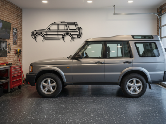 Discovery 2, Detailed Silhouette Metal Wall Art