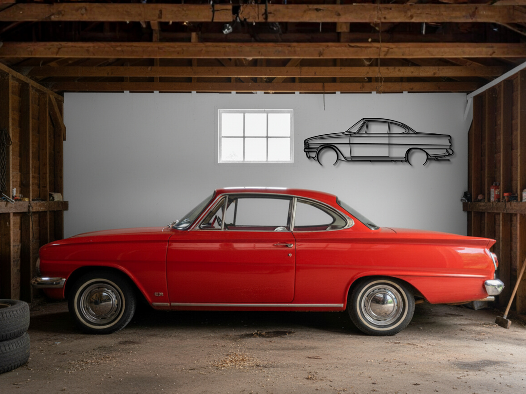 Consul Capri, Detailed Silhouette Metal Wall Art