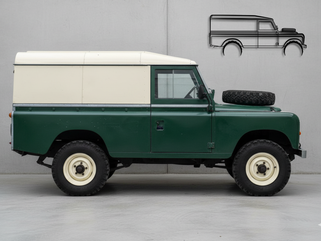 109 series 3, Detailed Silhouette Metal Wall Art