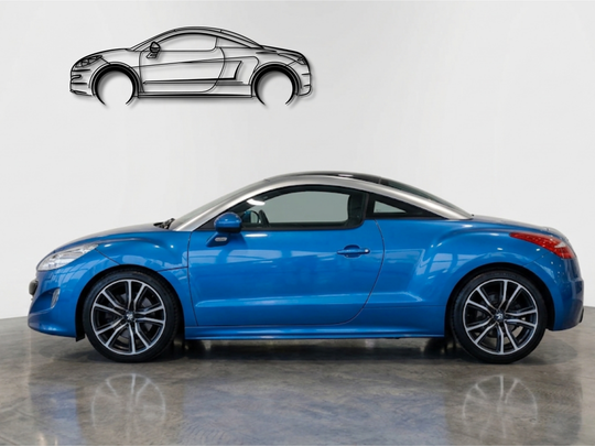 RCZ , Detailed Silhouette Metal Wall Art