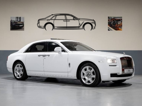 Ghost, Detailed Silhouette Metal Wall Art