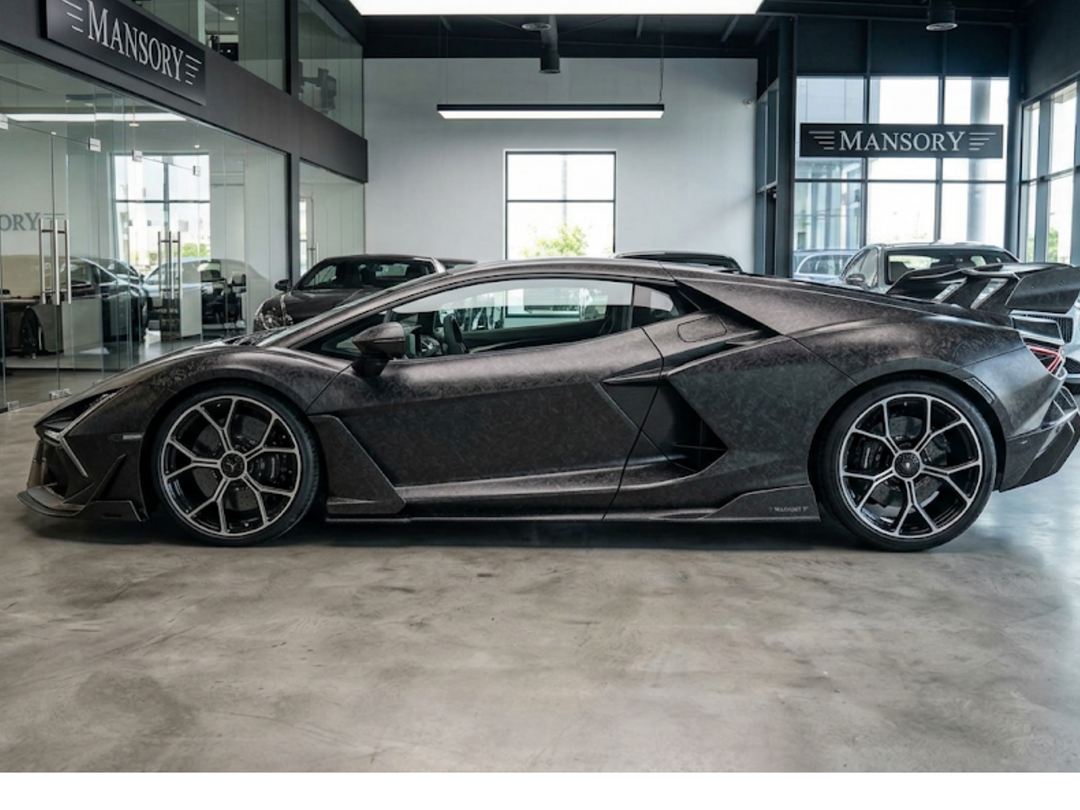 Revuelto by MANSORY Carbonado X, Detailed Silhouette Metal Wall Art
