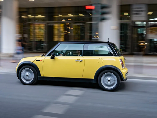 Mini Cooper S R53 , Detailed Silhouette Metal Wall Art