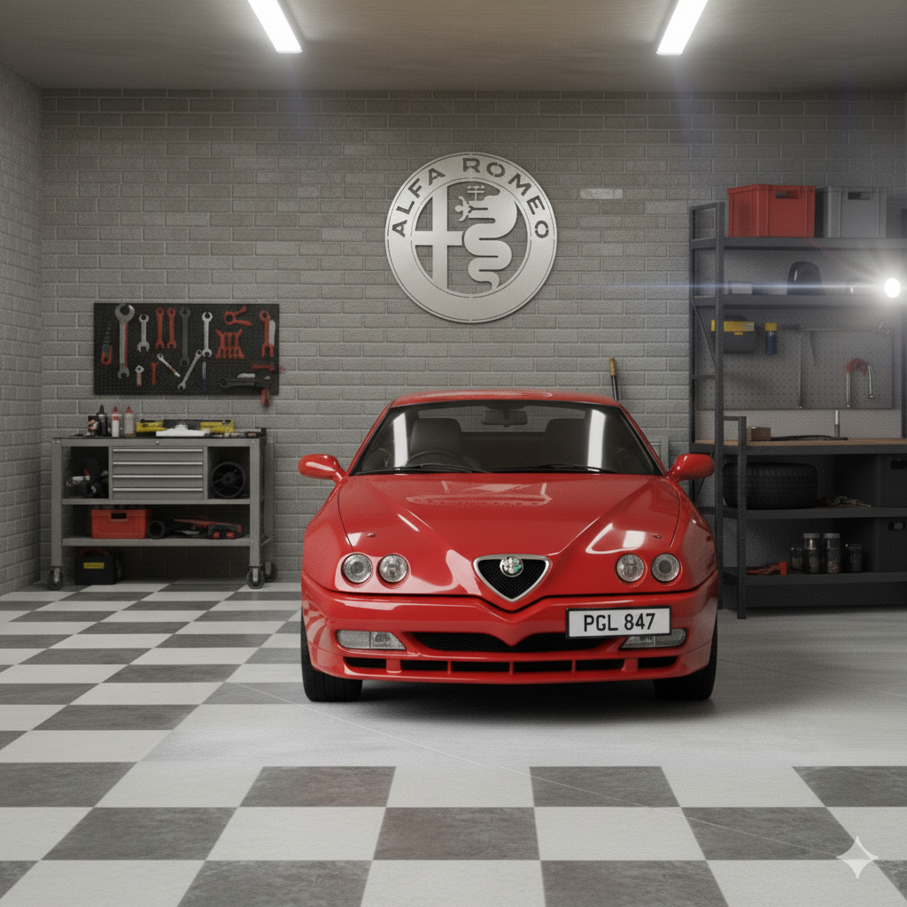 ALFA ROMEO Metal Stainless Steel Sign Wall Art