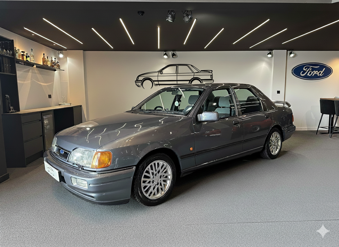 Sapphire Cosworth, Detailed Silhouette Metal Wall Art