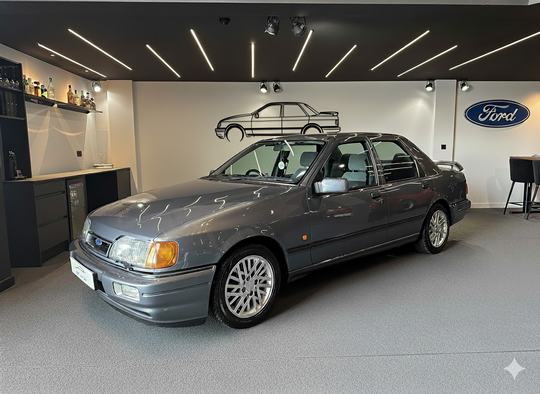 Sapphire Cosworth, Detailed Silhouette Metal Wall Art