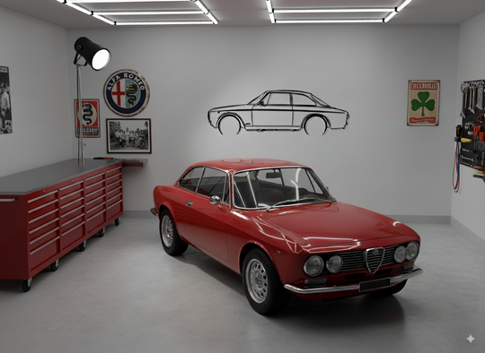 GTA, Detailed Silhouette Metal Wall Art