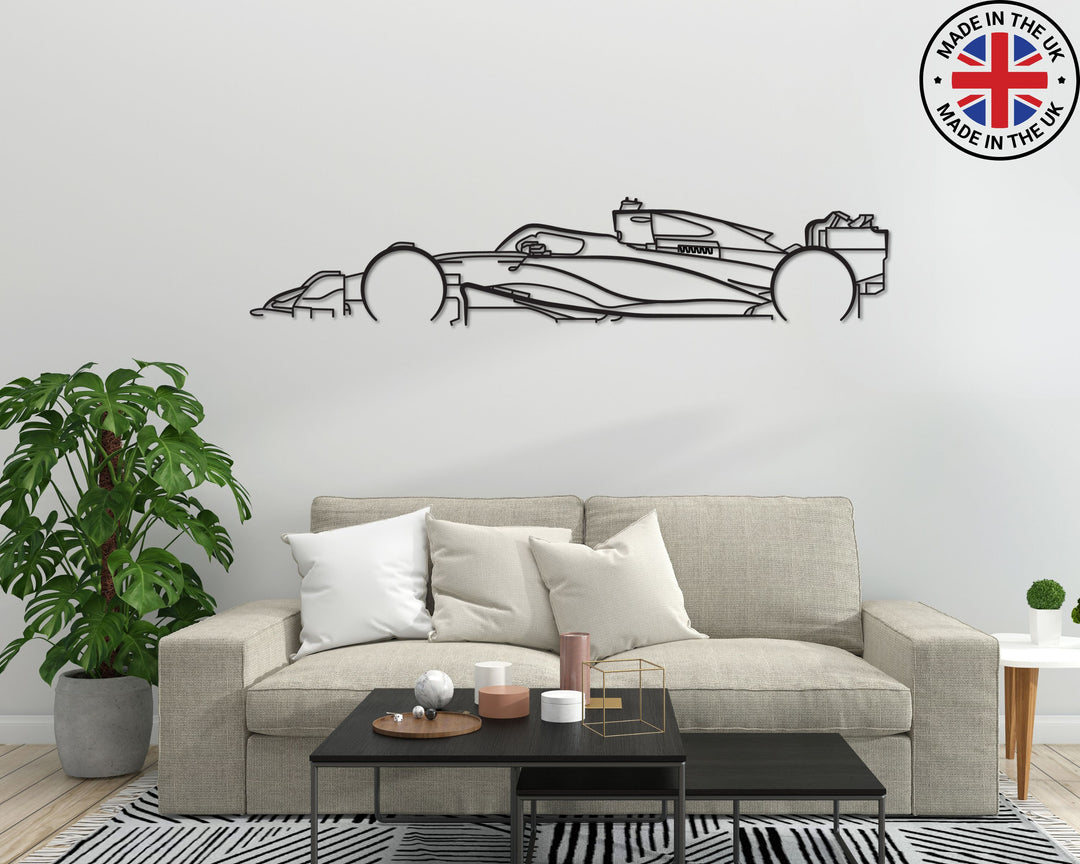 Red Bull RB19 - 2023, Silhouette Metal Wall Art