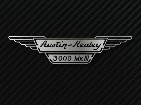 AUSTIN HEALEY 3000 MK3 Metal Stainless Steel Sign Wall Art