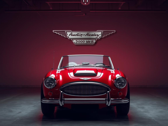AUSTIN HEALEY 3000 MK3 Metal Stainless Steel Sign Wall Art