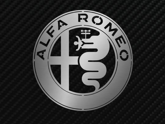 ALFA ROMEO Metal Stainless Steel Sign Wall Art
