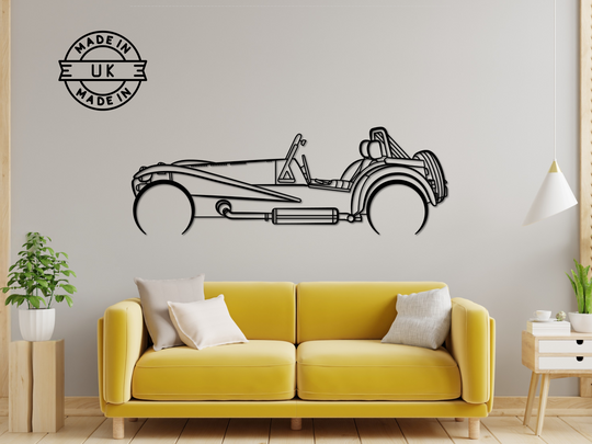 Super Seven, Detailed Silhouette Metal Wall Art
