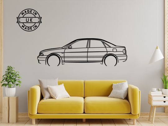 S4 B5 Saloon, Detailed Silhouette Metal Wall Art