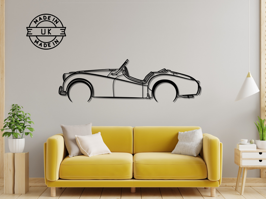 TR2, Detailed Silhouette Metal Wall Art